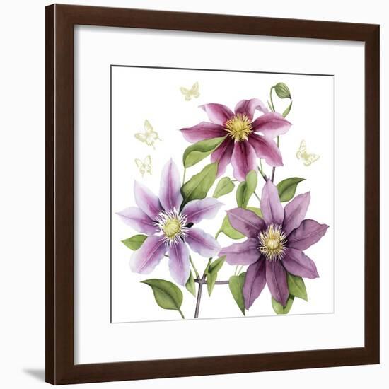 Clematis Climb II-Grace Popp-Framed Art Print