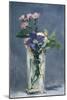 Clematis in a Crystal Vase-Edouard Manet-Mounted Art Print