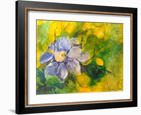 Clematis In The Evening Sun-Mary Smith-Framed Giclee Print