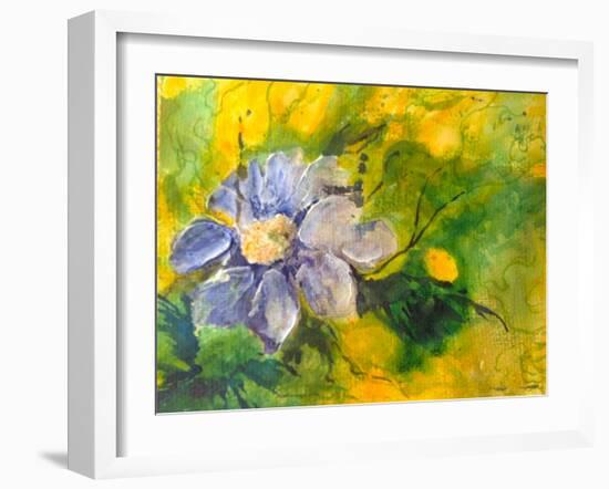 Clematis In The Evening Sun-Mary Smith-Framed Giclee Print