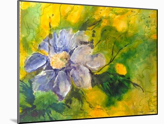 Clematis In The Evening Sun-Mary Smith-Mounted Giclee Print