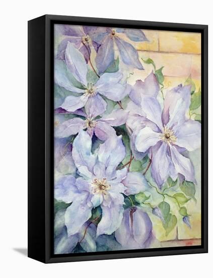 Clematis, the President-Karen Armitage-Framed Premier Image Canvas