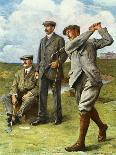 (Ltor) John Henry Taylor (1871-1963), James Braid (1870-1950), and Harry Vardon (1870-1937)-Clement Flower-Giclee Print