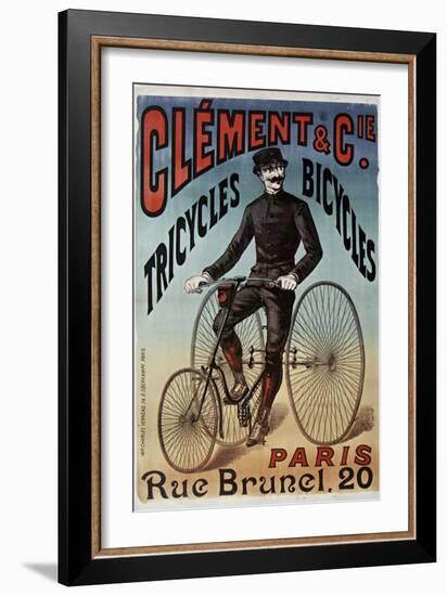 Clement Tricycles-null-Framed Giclee Print