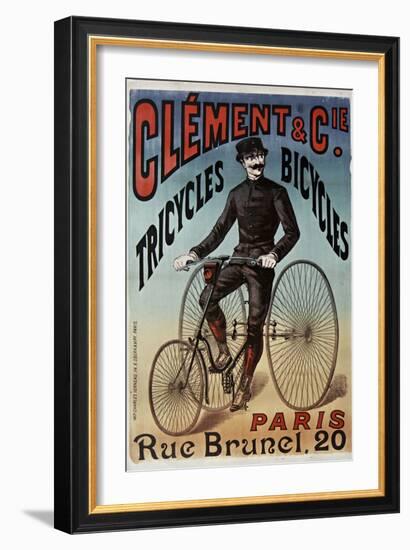 Clement Tricycles-null-Framed Giclee Print