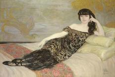 Anna De Noailles (1876-1933), 1914 (Oil on Canvas)-Clementine-helene Dufau-Giclee Print