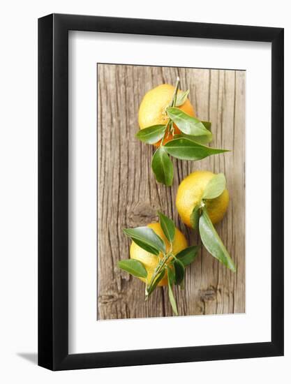 Clementinen, Leaves-Nikky-Framed Photographic Print