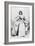 Cleo De Merode Dancing a 17th Century Dance-Benque Studio-Framed Photographic Print