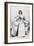 Cleo De Merode Dancing a 17th Century Dance-Benque Studio-Framed Photographic Print