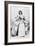 Cleo De Merode Dancing a 17th Century Dance-Benque Studio-Framed Photographic Print