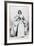 Cleo De Merode Dancing a 17th Century Dance-Benque Studio-Framed Photographic Print