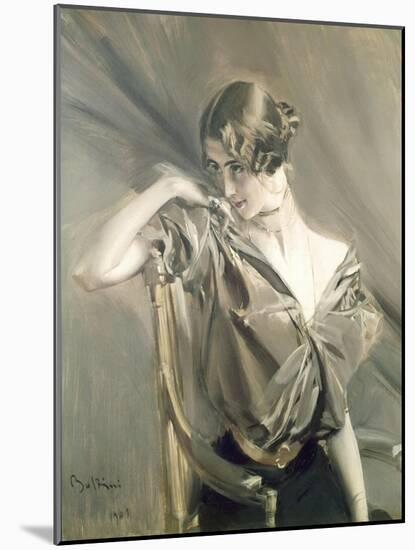 Cleo De Merode, Famous Dancer at the Opera in Paris-Giovanni Boldini-Mounted Art Print