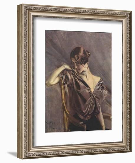 Cleo de Merode, Ilz, 1901-Giovanni Boldini-Framed Photographic Print