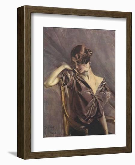 Cleo de Merode, Ilz, 1901-Giovanni Boldini-Framed Photographic Print