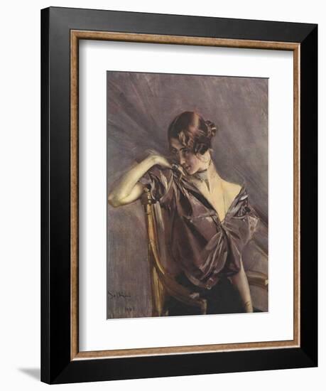 Cleo de Merode, Ilz, 1901-Giovanni Boldini-Framed Photographic Print