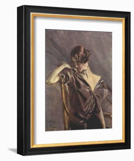 Cleo de Merode, Ilz, 1901-Giovanni Boldini-Framed Photographic Print