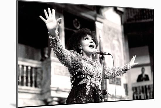 Cleo Laine, the Globe, London, 2000-Brian O'Connor-Mounted Photographic Print