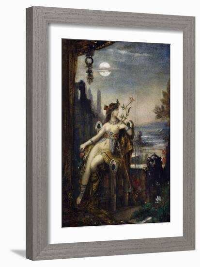 Cleopatra, 1826-1898-Gustave Moreau-Framed Giclee Print