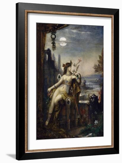 Cleopatra, 1826-1898-Gustave Moreau-Framed Giclee Print