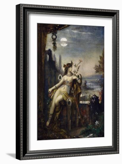 Cleopatra, 1826-1898-Gustave Moreau-Framed Giclee Print
