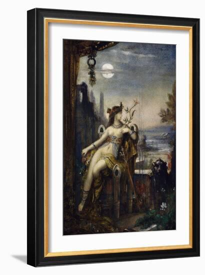 Cleopatra, 1826-1898-Gustave Moreau-Framed Giclee Print