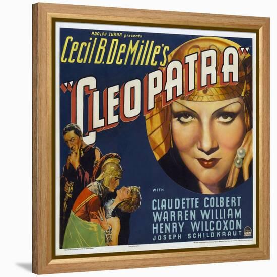 Cleopatra, 1934, Directed by Cecil B. Demille-null-Framed Premier Image Canvas