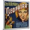 Cleopatra, 1934, Directed by Cecil B. Demille-null-Mounted Giclee Print