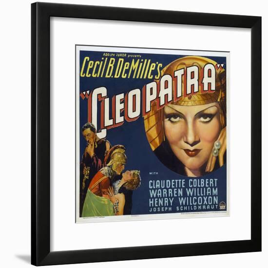 Cleopatra, 1934, Directed by Cecil B. Demille-null-Framed Giclee Print