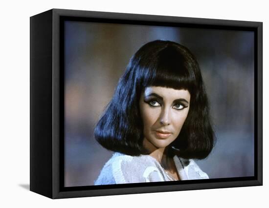 CLEOPATRA, 1963 directed by JOSEPH L. MANKIEWICZ Elizabeth Taylor (photo)-null-Framed Stretched Canvas