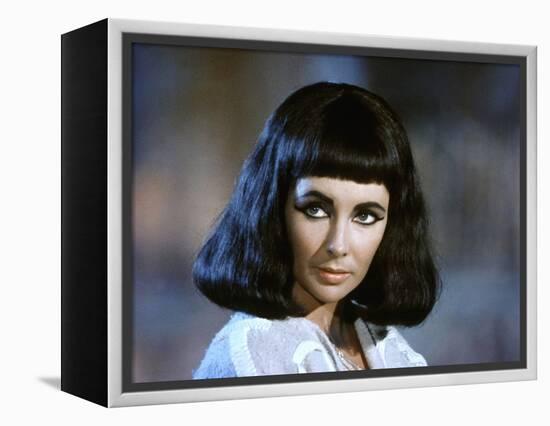 CLEOPATRA, 1963 directed by JOSEPH L. MANKIEWICZ Elizabeth Taylor (photo)-null-Framed Stretched Canvas