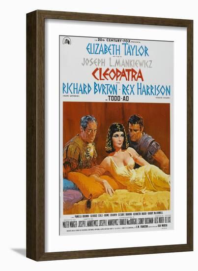 Cleopatra, 1963, Directed by Joseph L. Mankiewicz-null-Framed Premium Giclee Print