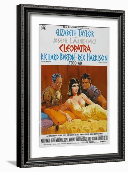 Cleopatra, 1963, Directed by Joseph L. Mankiewicz-null-Framed Premium Giclee Print