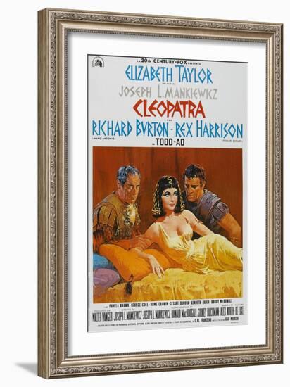 Cleopatra, 1963, Directed by Joseph L. Mankiewicz-null-Framed Giclee Print