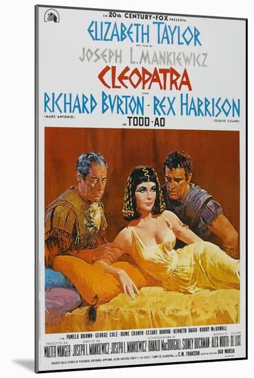 Cleopatra, 1963, Directed by Joseph L. Mankiewicz-null-Mounted Giclee Print