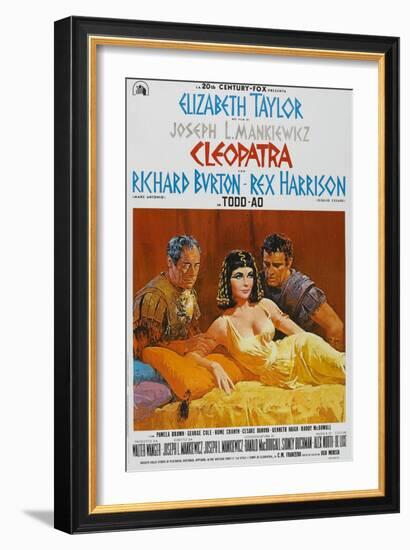 Cleopatra, 1963, Directed by Joseph L. Mankiewicz-null-Framed Giclee Print