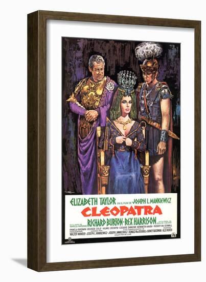 Cleopatra, 1963, Directed by Joseph L. Mankiewicz-null-Framed Giclee Print