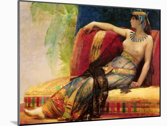 Cleopatra (69-30 BC), Preparatory Study for "Cleopatra Testing Poisons on the Condemned Prisoners"-Alexandre Cabanel-Mounted Giclee Print