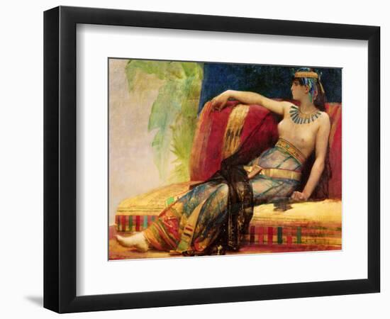 Cleopatra (69-30 BC), Preparatory Study for "Cleopatra Testing Poisons on the Condemned Prisoners"-Alexandre Cabanel-Framed Giclee Print