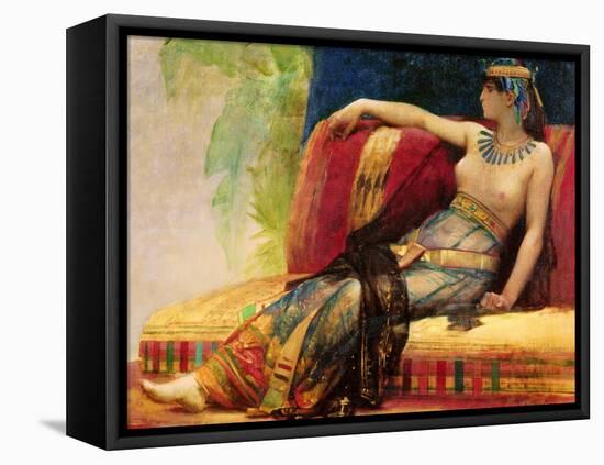 Cleopatra (69-30 BC), Preparatory Study for "Cleopatra Testing Poisons on the Condemned Prisoners"-Alexandre Cabanel-Framed Premier Image Canvas