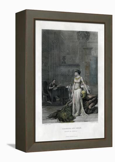 Cleopatra and Caesar (Anthony and Cleopatr), 19th Century-JC Armytage-Framed Premier Image Canvas