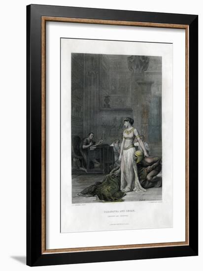 Cleopatra and Caesar (Anthony and Cleopatr), 19th Century-JC Armytage-Framed Giclee Print