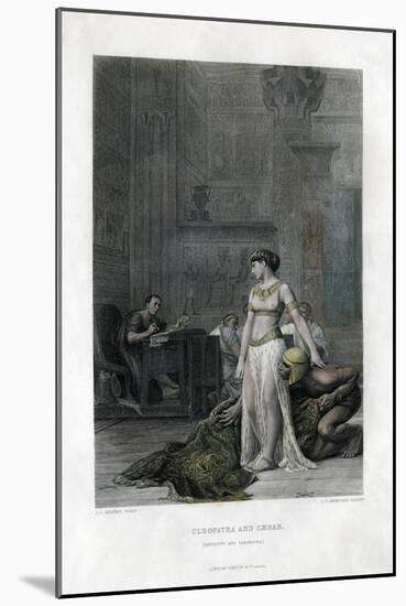 Cleopatra and Caesar (Anthony and Cleopatr), 19th Century-JC Armytage-Mounted Giclee Print