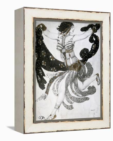 Cleopatra, Ballet Costume Design, 1909-Leon Bakst-Framed Premier Image Canvas