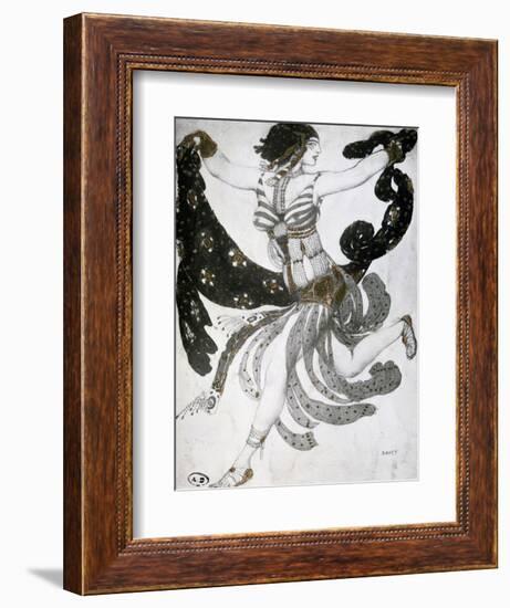 Cleopatra, Ballet Costume Design, 1909-Leon Bakst-Framed Giclee Print