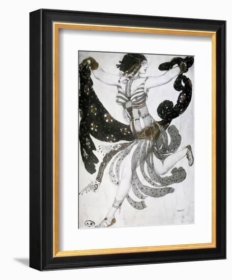 Cleopatra, Ballet Costume Design, 1909-Leon Bakst-Framed Giclee Print