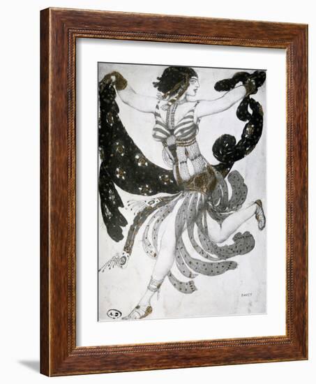 Cleopatra, Ballet Costume Design, 1909-Leon Bakst-Framed Giclee Print