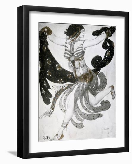 Cleopatra, Ballet Costume Design, 1909-Leon Bakst-Framed Giclee Print