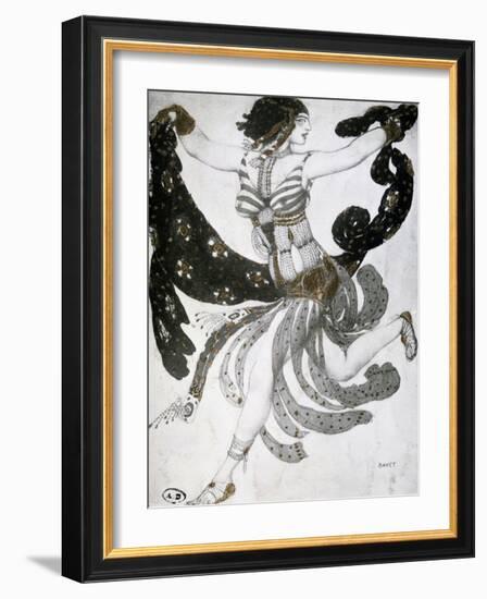 Cleopatra, Ballet Costume Design, 1909-Leon Bakst-Framed Giclee Print