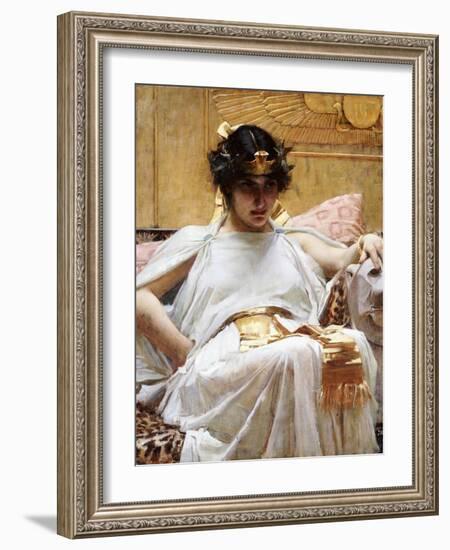 Cleopatra, C.1887-John William Waterhouse-Framed Giclee Print