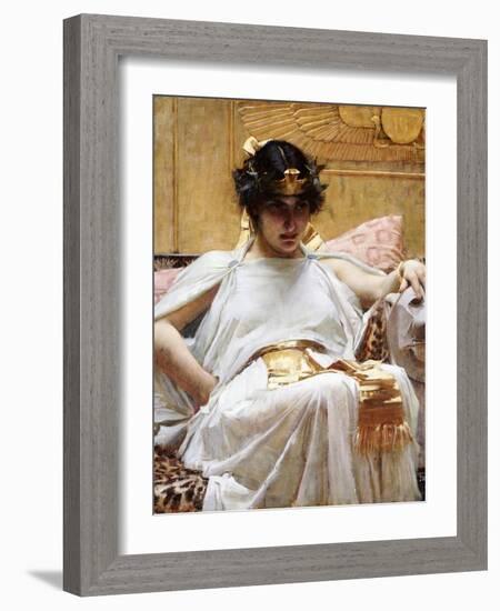 Cleopatra, C.1887-John William Waterhouse-Framed Giclee Print